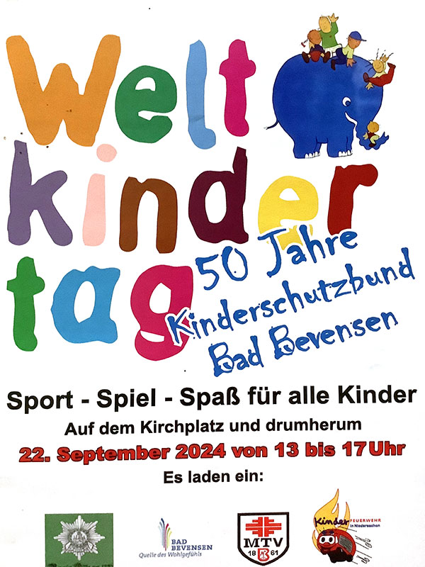 WeltKindertag - Kinderfest auf dem Kirchplatz